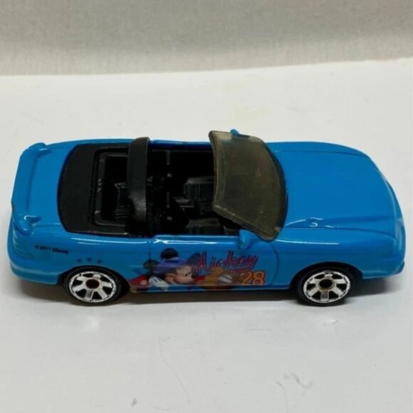 Vintage Matchbox 1994 Ford Mustang Cobra Convertible Donald Duck + Mickey 1995 - Picture 7 of 15